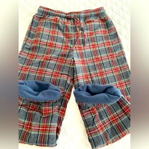 NWT LL Bean Men’s Flannel and Fleece Lined Plaid Pajama Pant